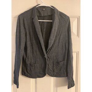 Victoria Secret Grey Open Front One Button Cardigan Size Small